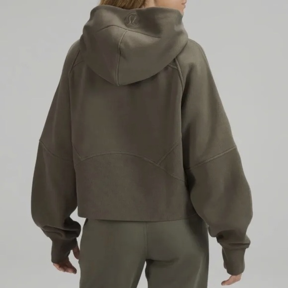 NWT Lululemon Scuba Oversized Full Zip Hoodie XS/S Carob Brown COBN - Picture 2 of 15